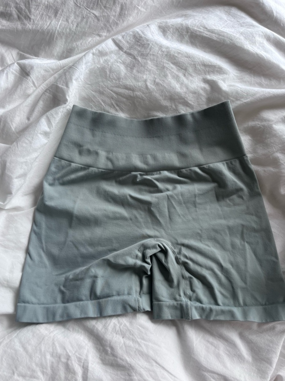 Women's Athletic Shorts in Sage Green - Picture 2 of 2